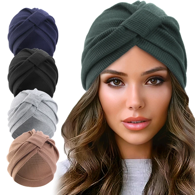 Women's Cotton Waffle Headscar - đánh giá và giá Ethnic Fashion India